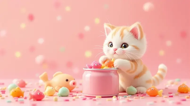 猫咪的糖果罐头